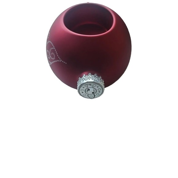 Partylite Red Christmas Ornament Tealight Candle Holder *NEW* With Box - Picture 4 of 9